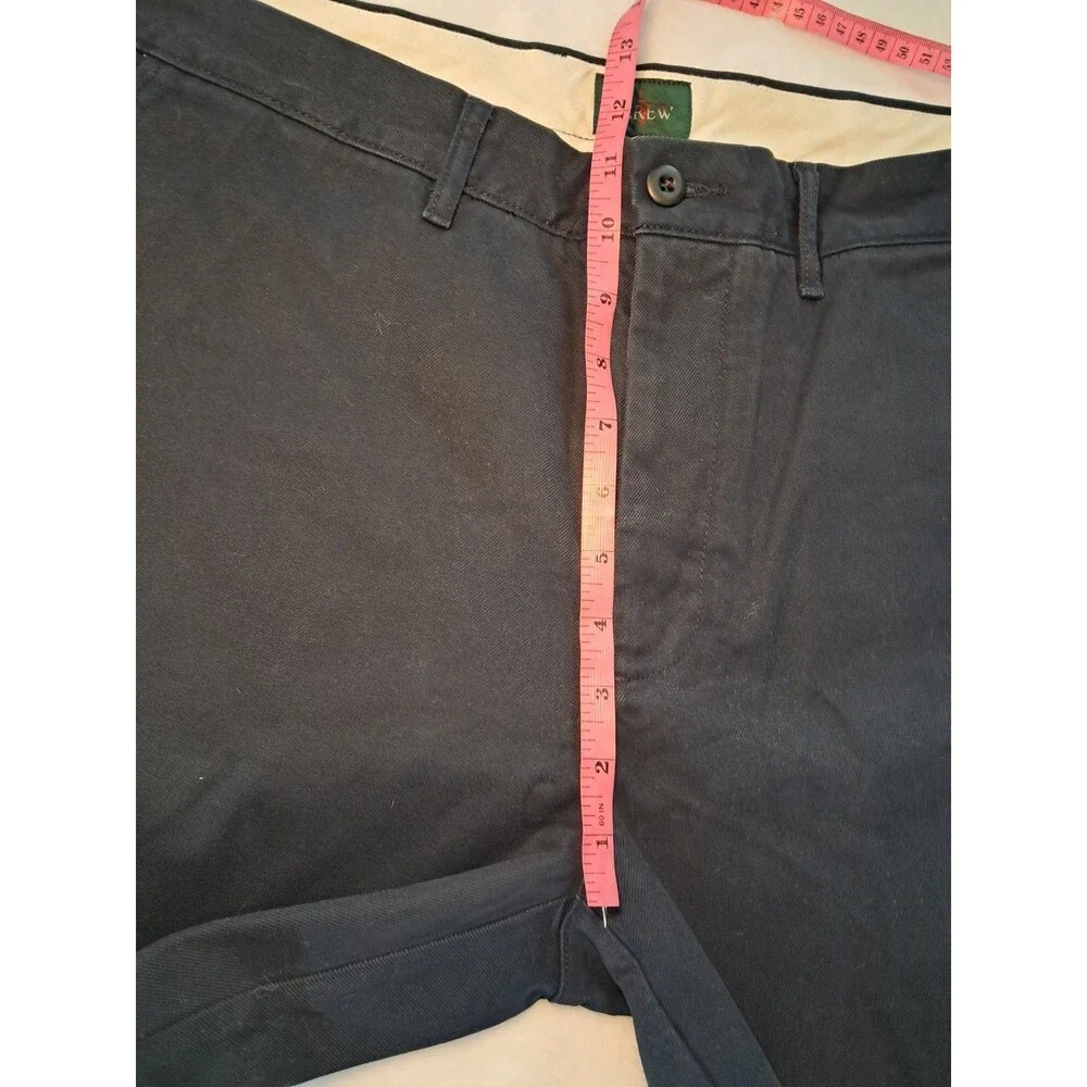 J.Crew Size 34x32 Classic Chino Pant 100% Cotton Storm Navy Blue BE611 $98 NWT